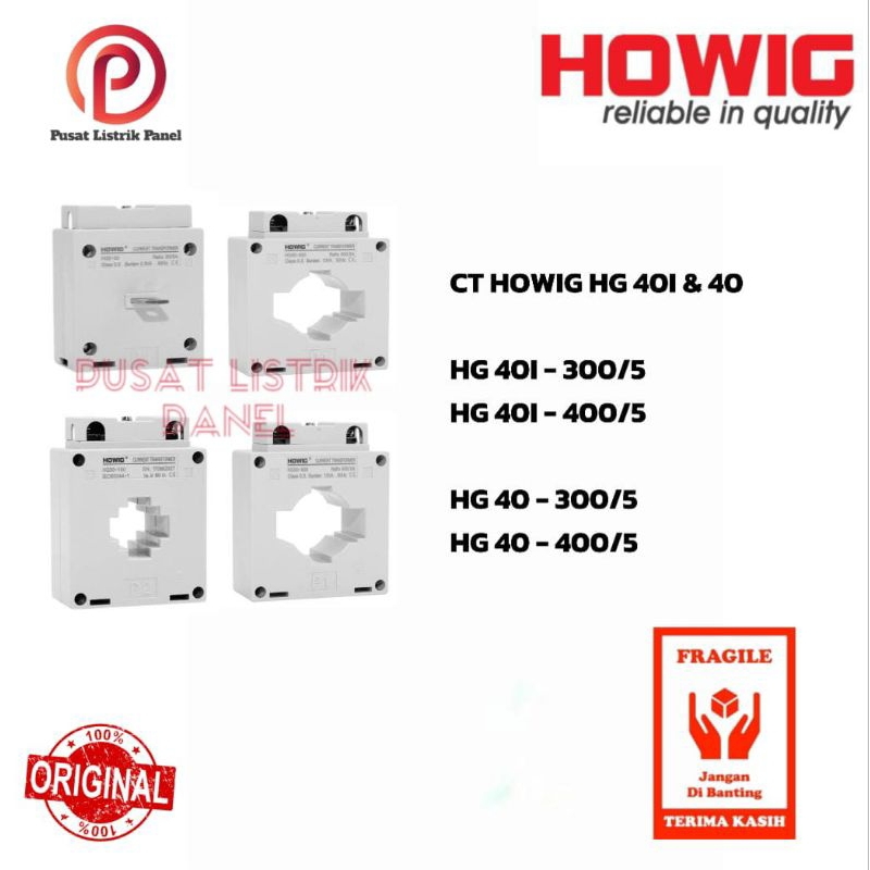 ct howig 300A / 400A curent transformer howig HG 40I & HG 40 ORIGINAL