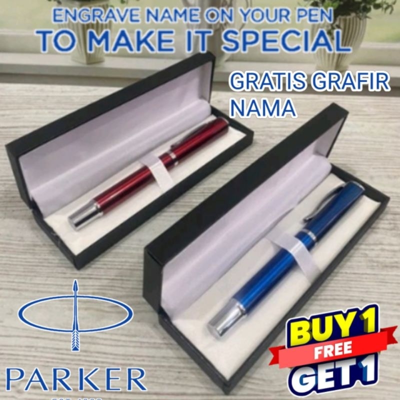 

Bollpoint Mewah Gift Hampers Parker Gratis Grafir Nama Dan Box Bludru Exlusiv