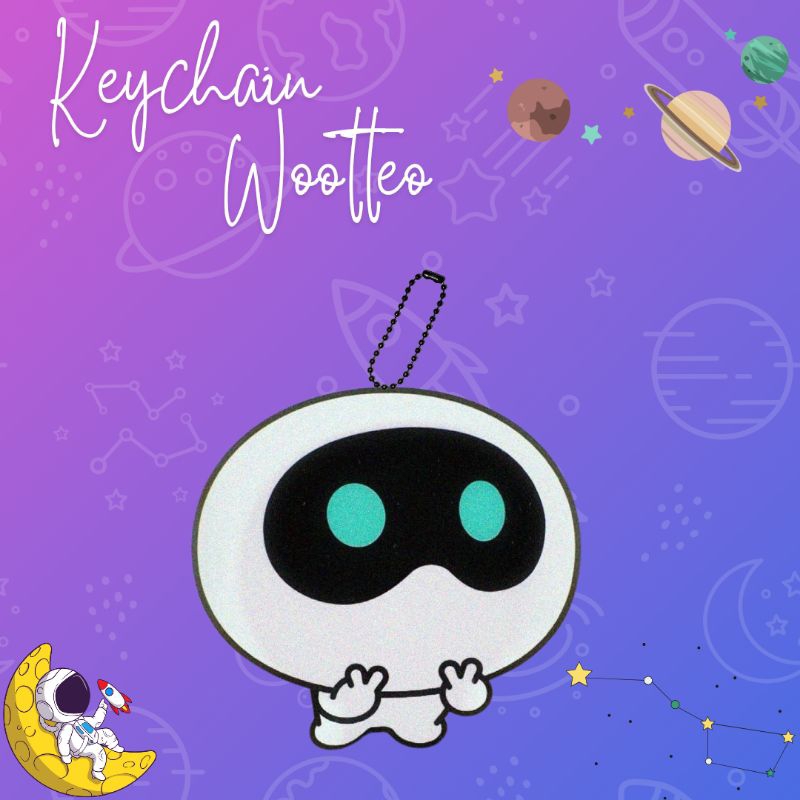 Keychain Astronaut Wootteo Gantungan Kunci Kpop