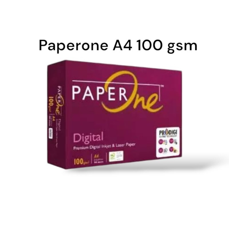 

kertas hvs print paperone digital A4 100 gsm (500 lembar)