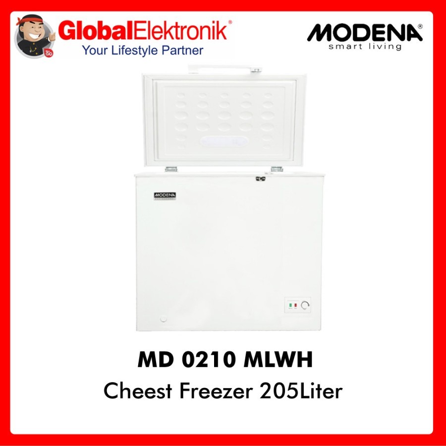 MODENA FREEZER BOX 200L MODENA MD 0210 MLWH CHEST FREEZER BOX 200L BOX ES BATU 200L