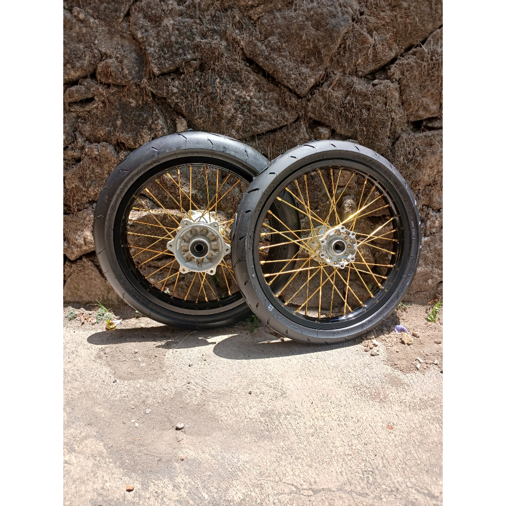 Ban Set Surex WR155 Velg Ukur 160/185 Ban Primax Baru Ring 17