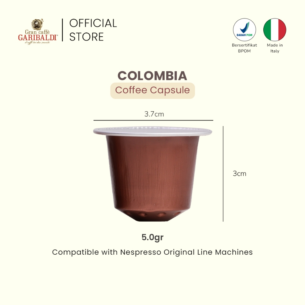 

[BUY 1 GET 1] GRAN CAFFE GARIBALDI COFFEE - Colombia [Kopi Kapsul Nespresso Compatible]