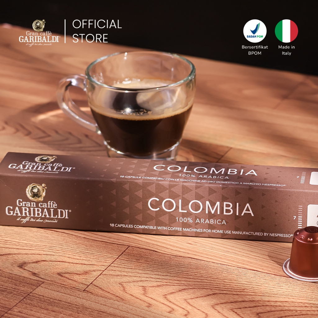 

PROMO GRAN CAFFE GARIBALDI COFFEE - Colombia [Kopi Kapsul Nespresso Compatible]