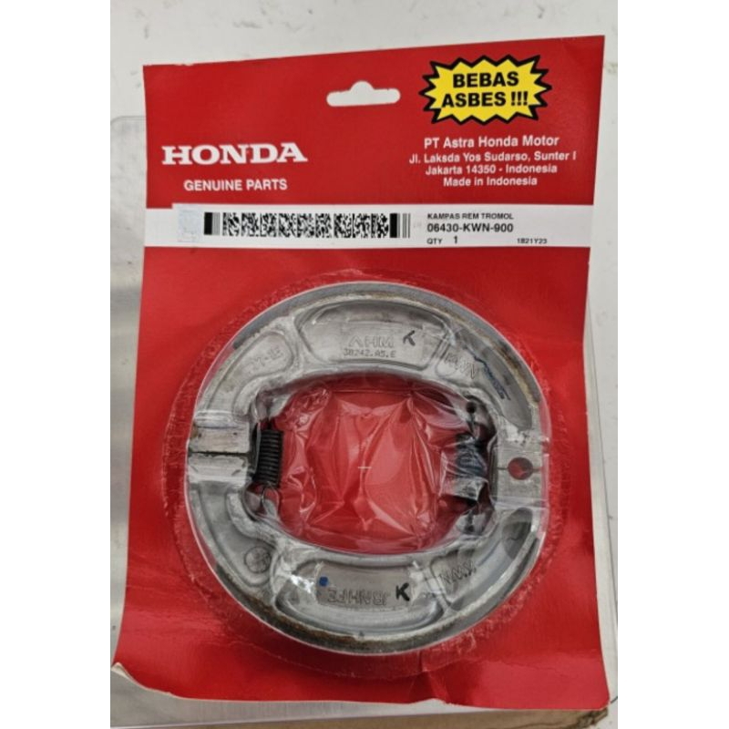 kampas rem belakang tromol beat Vario spacy Scoopy Genio PCX Stylo/06430kwn900