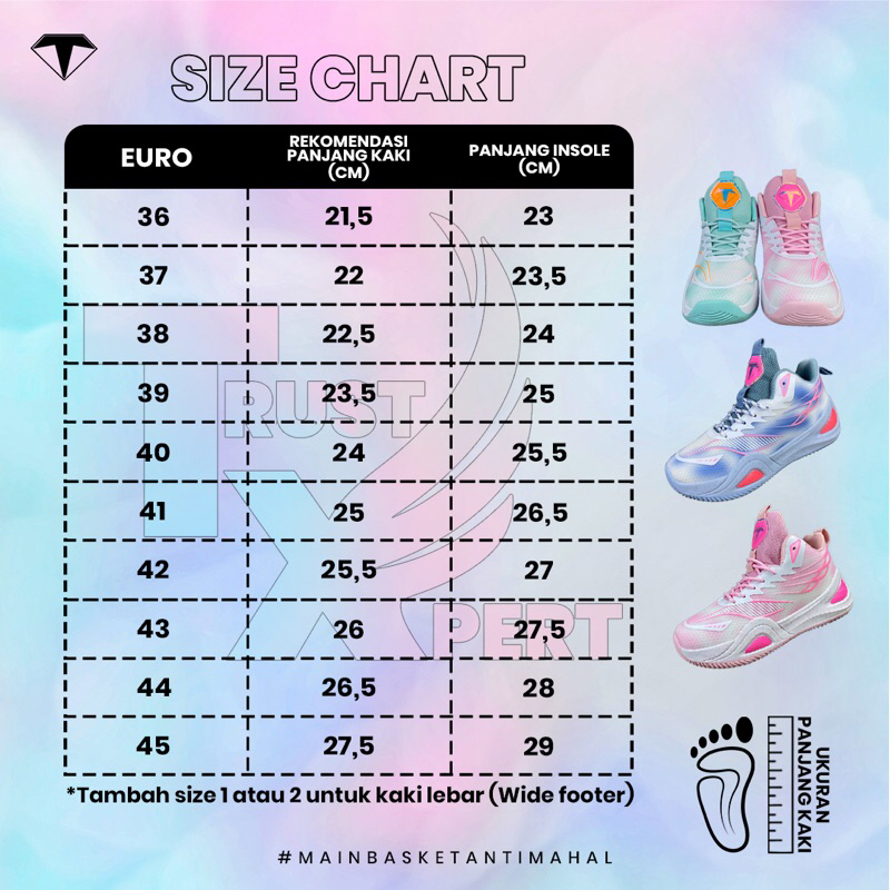 New Sepatu Basket Trust Expert / Sepatu Basket Original Termurah Berkualitas