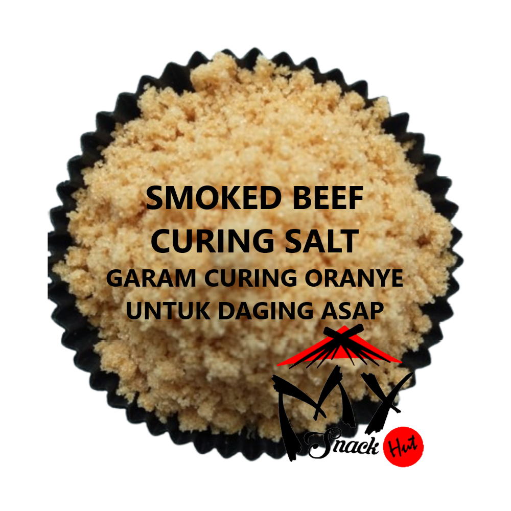

GARAM CURING ORANYE 10GR DAGING ASAP SENDAWA SALTPETER SMOKY SMOKE SMOKED BEEF SALT ADDITIVE JERMAN