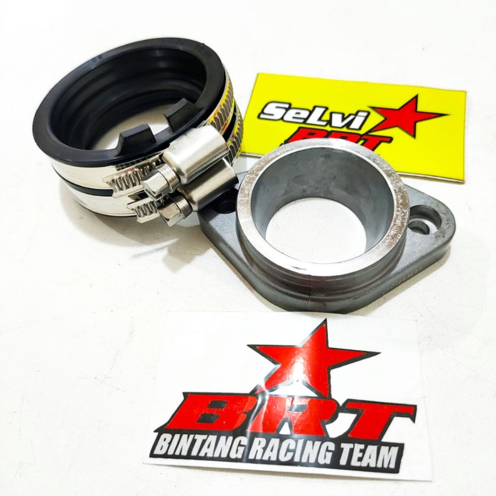 INTAKE & KARET INTAKE THROTTLE BODY TB BRT CRF 150 MX KING SONIC