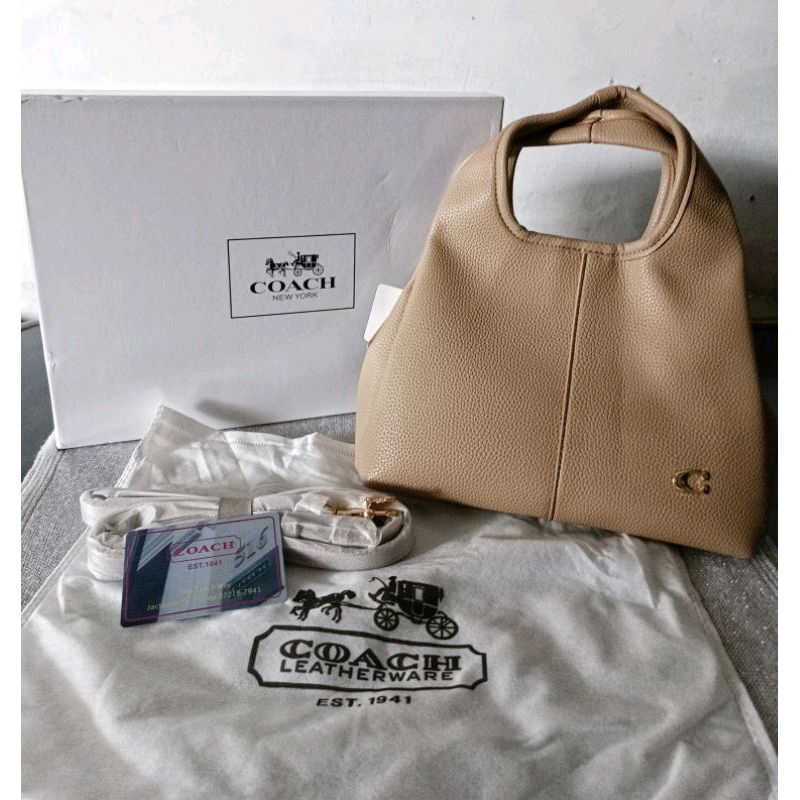 Tas Wanita Branded Coach Lana Camel