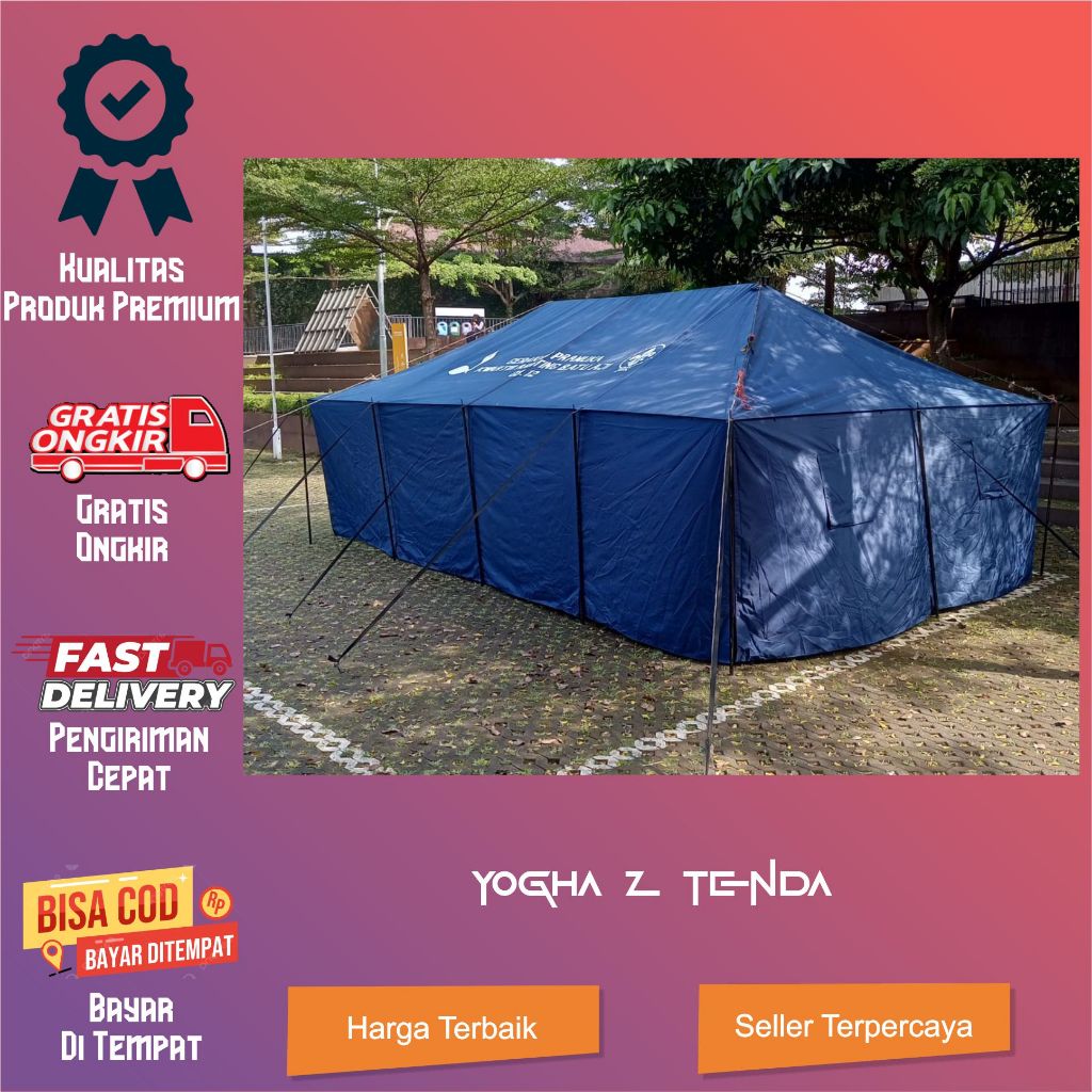 Tenda KOMANDO/REGU/PLETON/PRAMUKA 4x6
