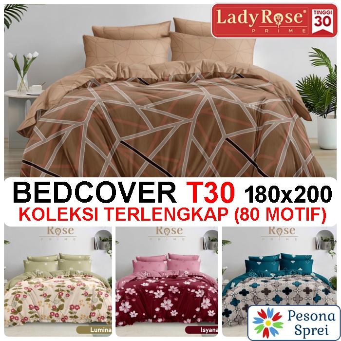 BEDCOVER LADY ROSE 180x200 / BEDCOVER LADY ROSE KING
