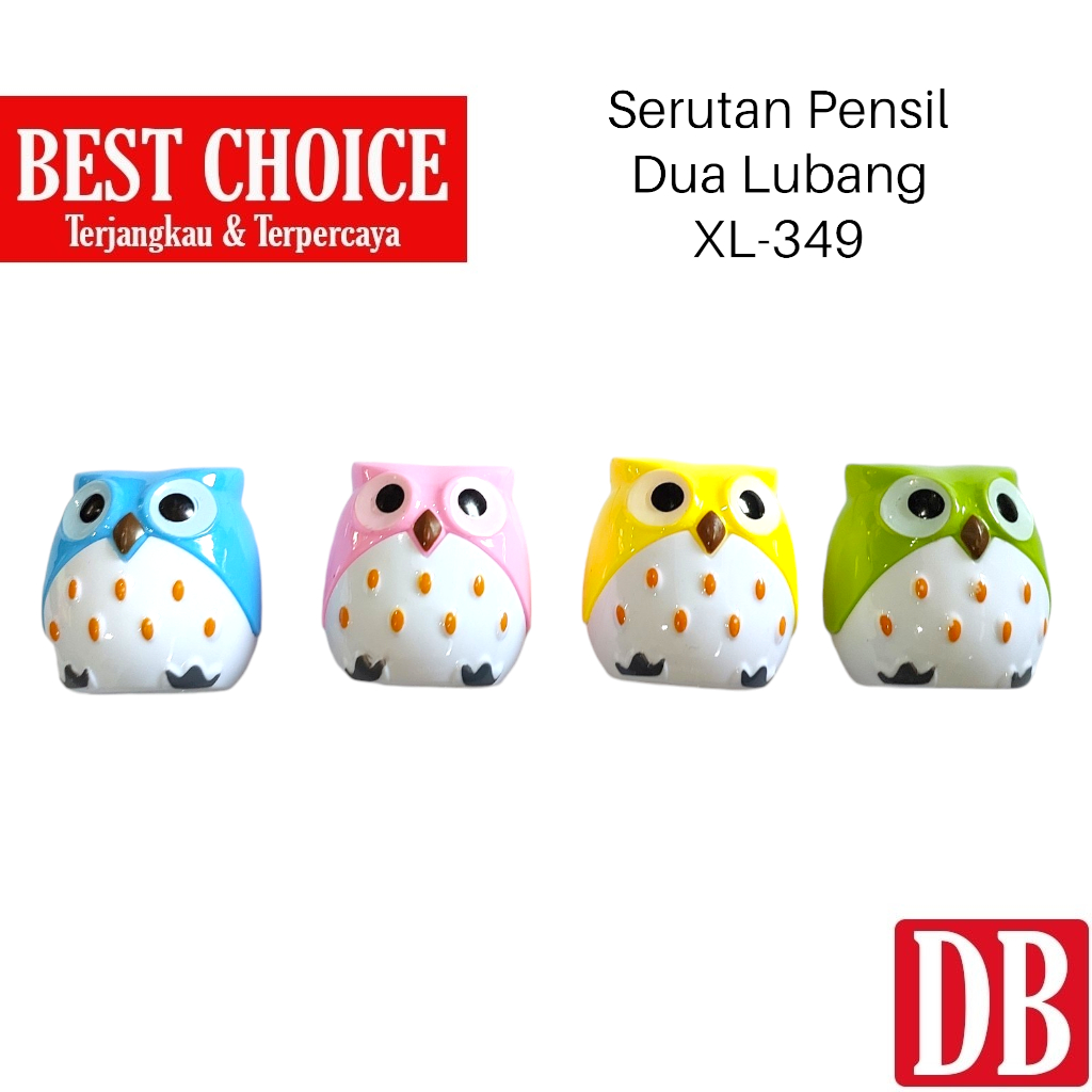 

Serutan / Rautan / Pencil Sharperner Fancy Lucu Burung Hantu XL-349 (1pcs)