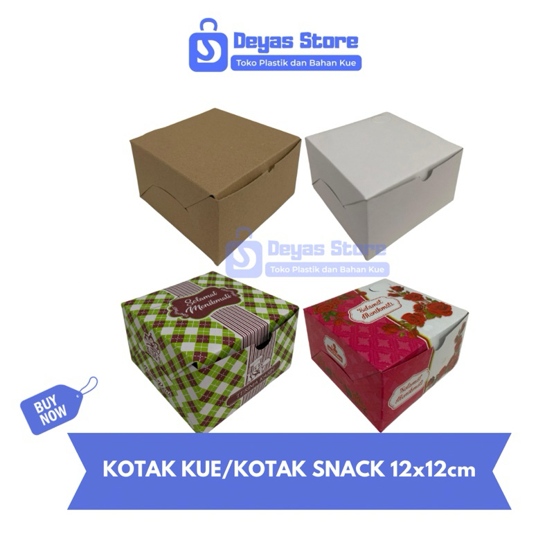 

SNACK BOX/KOTAK KUE/DUS KUE 12x12cm