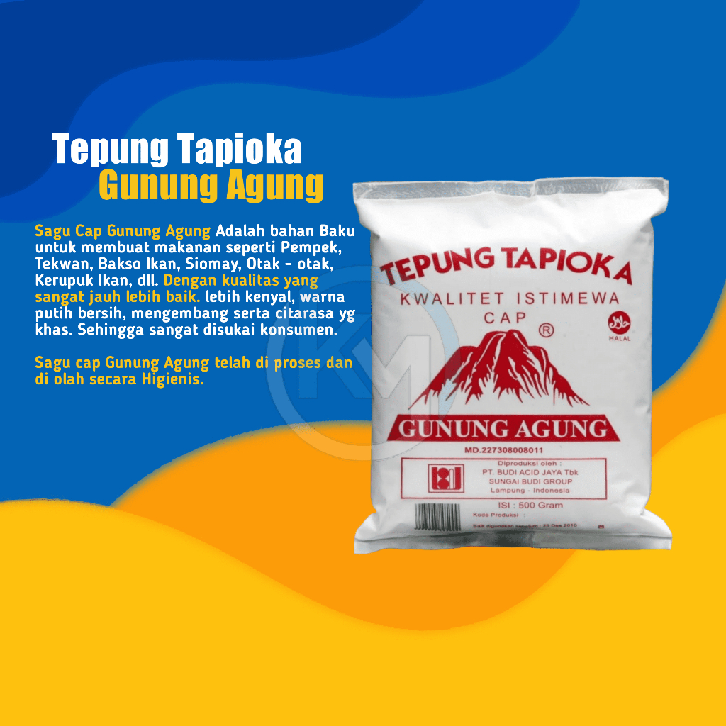 

SAGU GUNUNG Kemasan 500gr - Sagu Cap Gunung 500gr