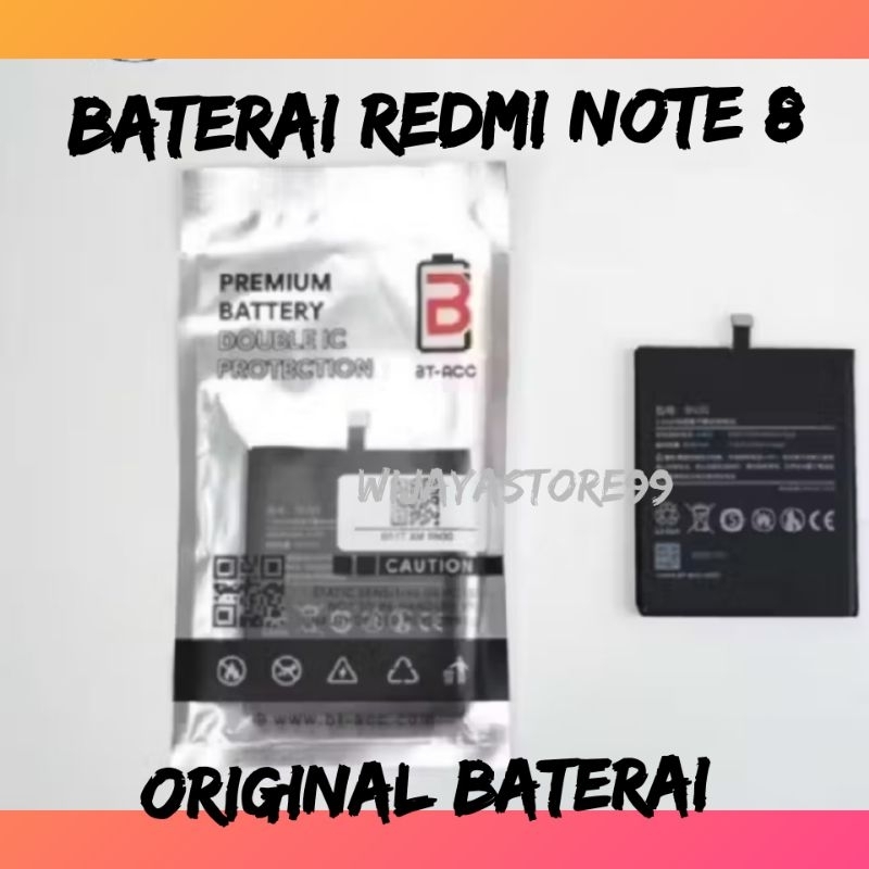 Baterai redmi note 8 original Baterai