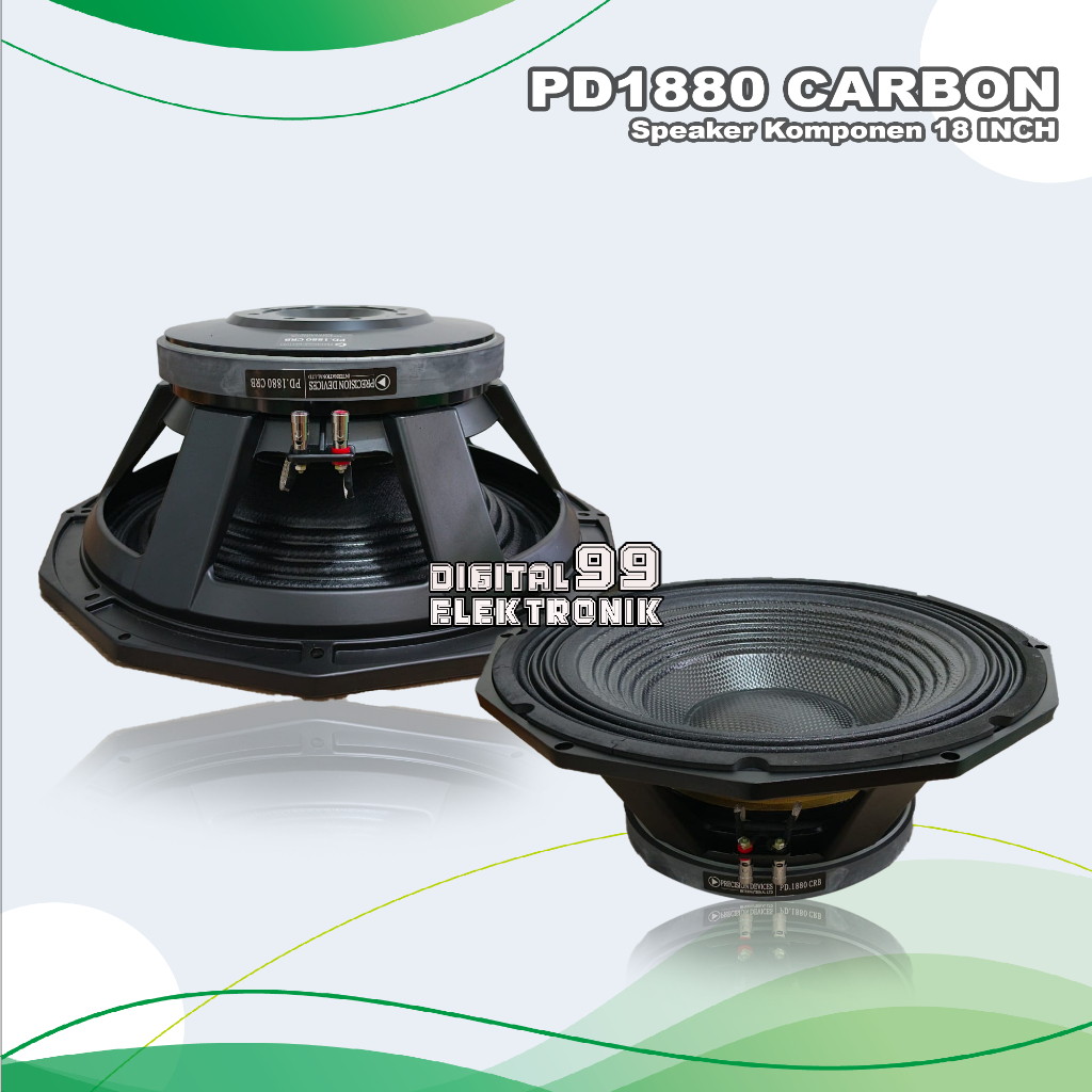 Komponen Speaker 18 Inch PD 1880 | PD1880 CARBON Voice Coil 5 Grade A Original