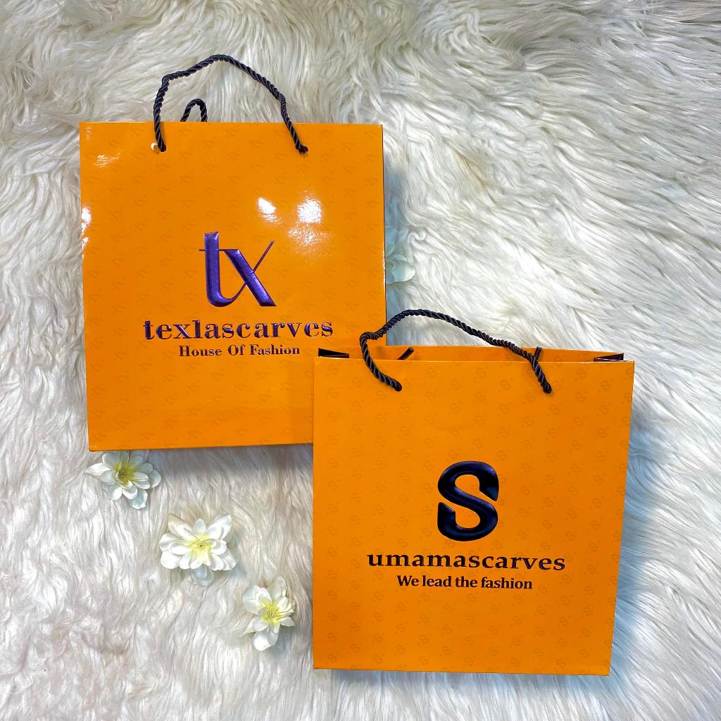 

PAPER BAG TEXLA BOX SCARVES BY UMAMA SCARF