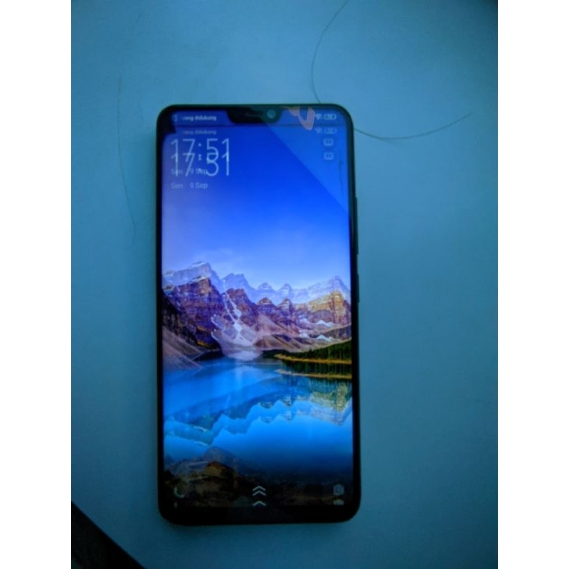 hp vivo v9 bekas LCD ada 2 bayangan