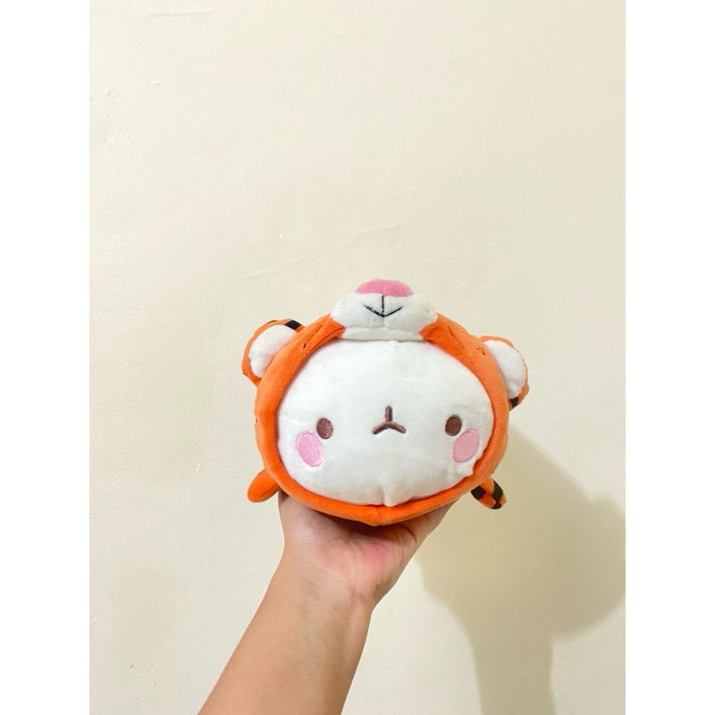 Boneka Karakter Molang kostum Harimau size 25x10cm Original / Boneka molang / Boneka Molang Kostum T