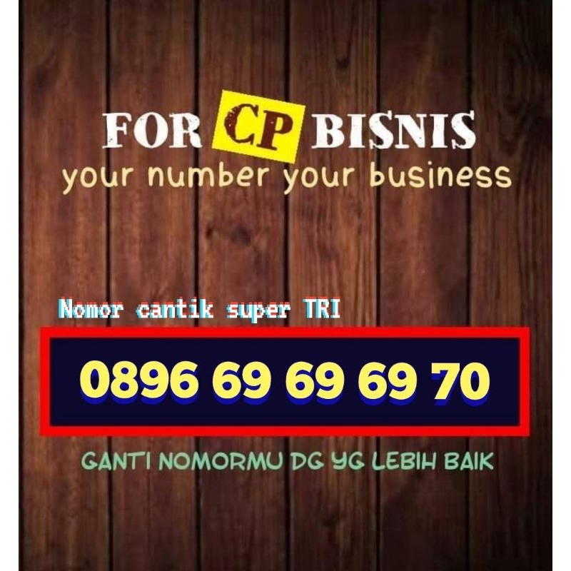 Nomor cantik tri seri 696969