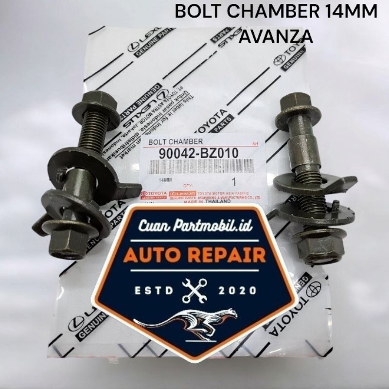 BOLT BAUT CHAMBER SPOORING AVANZA 14MM 2PC