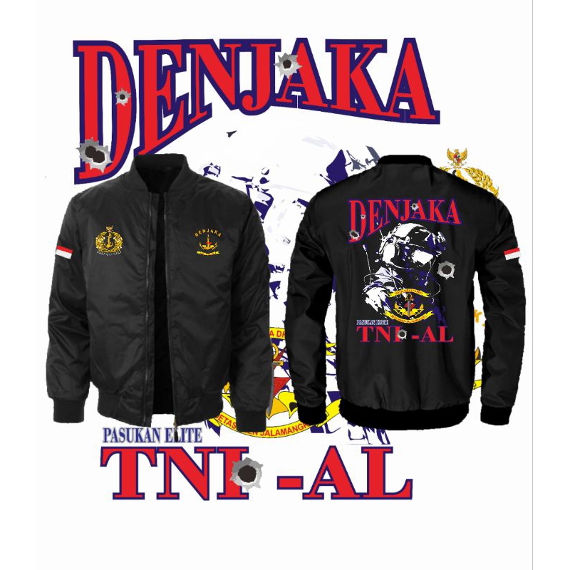 jaket denjaka bomber/tni al
