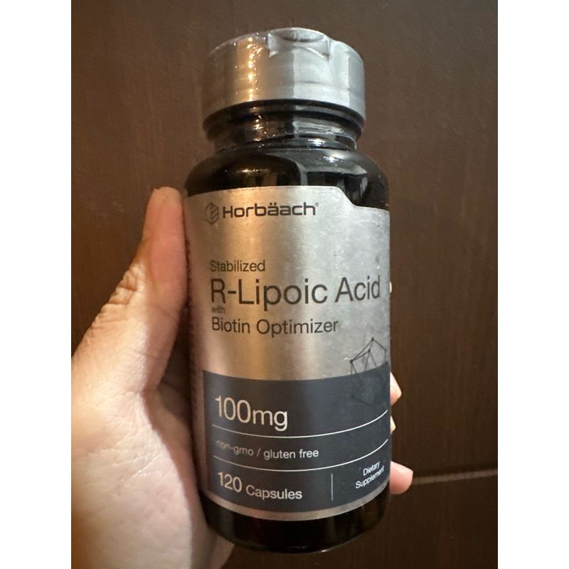 horbaach r lipoic acid 100mg 100 mg 120 caps