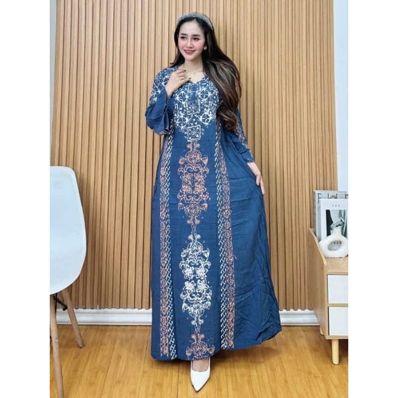 DASTER ARAB ZEEMA LENGAN PANJANG RAYON PREMIUM JUMBO BUSUI