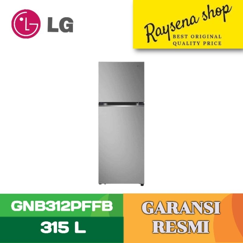 LG KULKAS 2 PINTU BESAR BIG 2 DOOR  GNB312PFFB