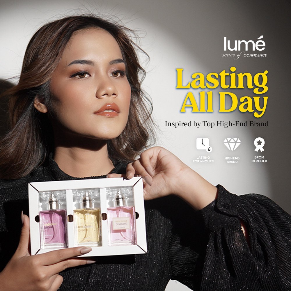LUME - Parfum Tahan Lama Parfume Lumecolors Scents Of Confidence EDP Eau De Parfume Set 3IN1 Halal