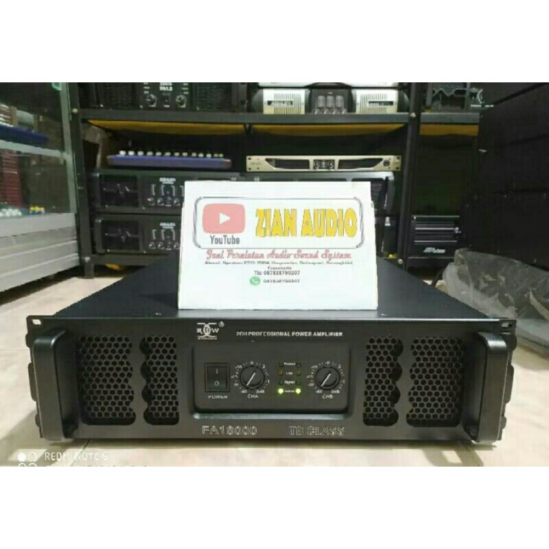 Power RDW FA 18000/ RDW FA18PRO Class TD Original 2x2800watt