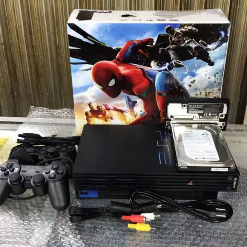 Sony Ps2 Fat Matrix Na HDD FULL GAME PLAYSTATION 2