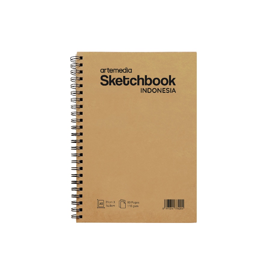 

TREND PRODUCT Artemedia Sketchbook Wired A5 A4 Craft Cover Jilid Spiral