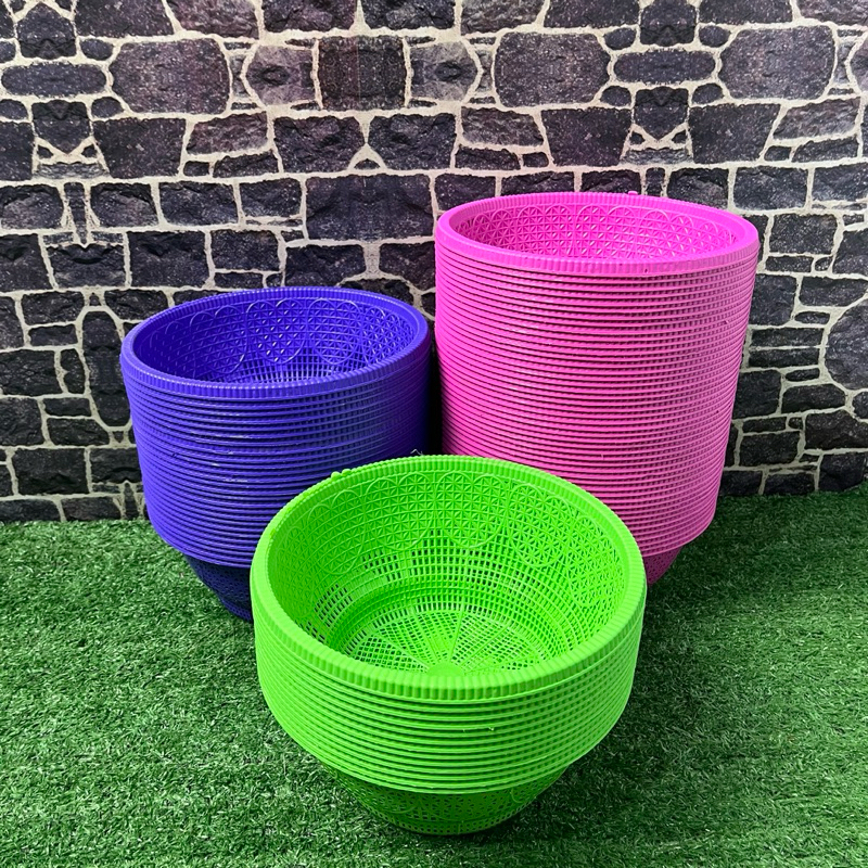 ( 12 PCS ) WAKUL CINTA UNTUK HAJATAN | WAKUL UNTUK ACARA MAULUD | WAKUL PLASTIK WARNA | WAKUL TELUR 