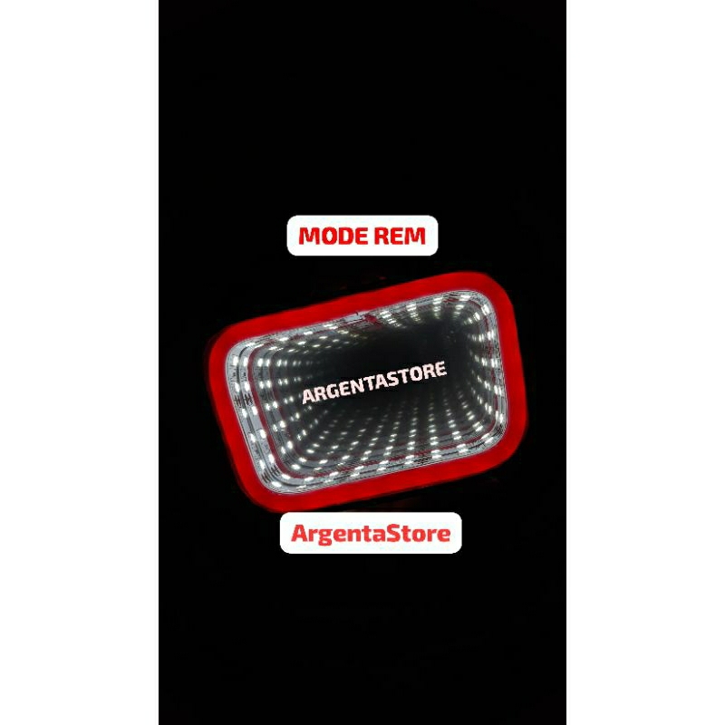 STOPLAMP INFINITY MIO J DAN MIO GT 110 CUSTOM LAMPU BELAKANG INFINITY MIRROR