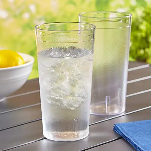 PROMO HARGA GROSIR 1 LUSIN GELAS MINUM PLASTIK TRANSPARAN TAHAN PANAS DAN TAHAN BANTING