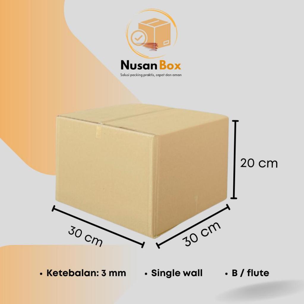 

KARDUS PACKING KARTON BOX POLOS 30X30X20 CM