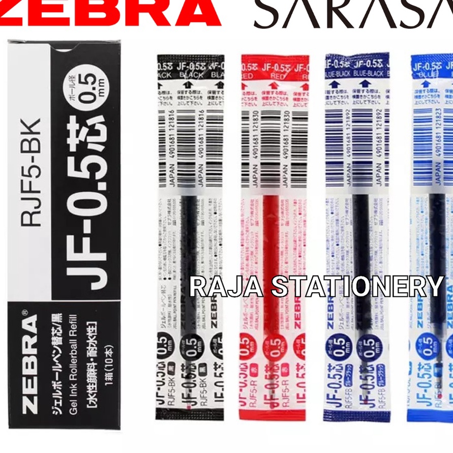 

KELUARAN TERBARU REFILL SARASA PEN ZEBRA JF BLACK BLUE RED ISI ULANG PEN SARASA HITAM BIRU MERAH 5 7