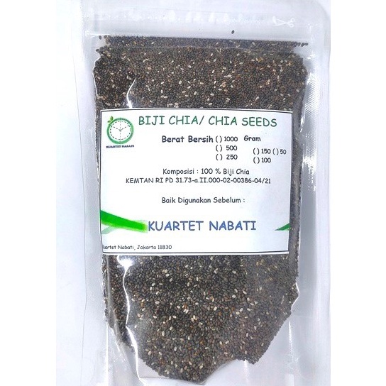 

DISCOUNT 25gr Organic Black Chia Seeds Biji Chia Hitam Organik USDA Certified Organic