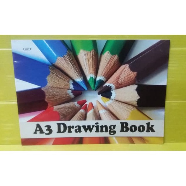 

DIJAMIN BARU Buku Gambar A3 Kiky Drawing book A3