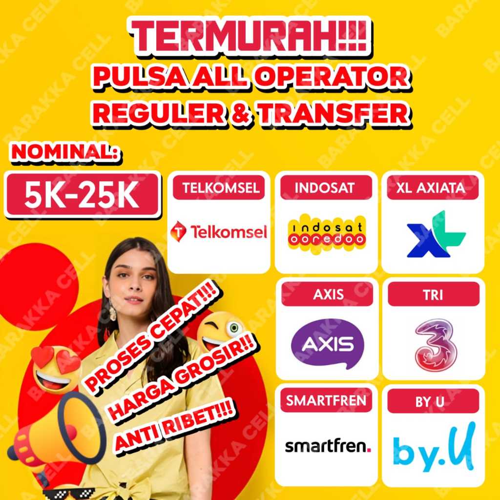CEK HOT PROMO PAKET DATA INDOSAT/ PULSA 5K-1JT TERMURAH