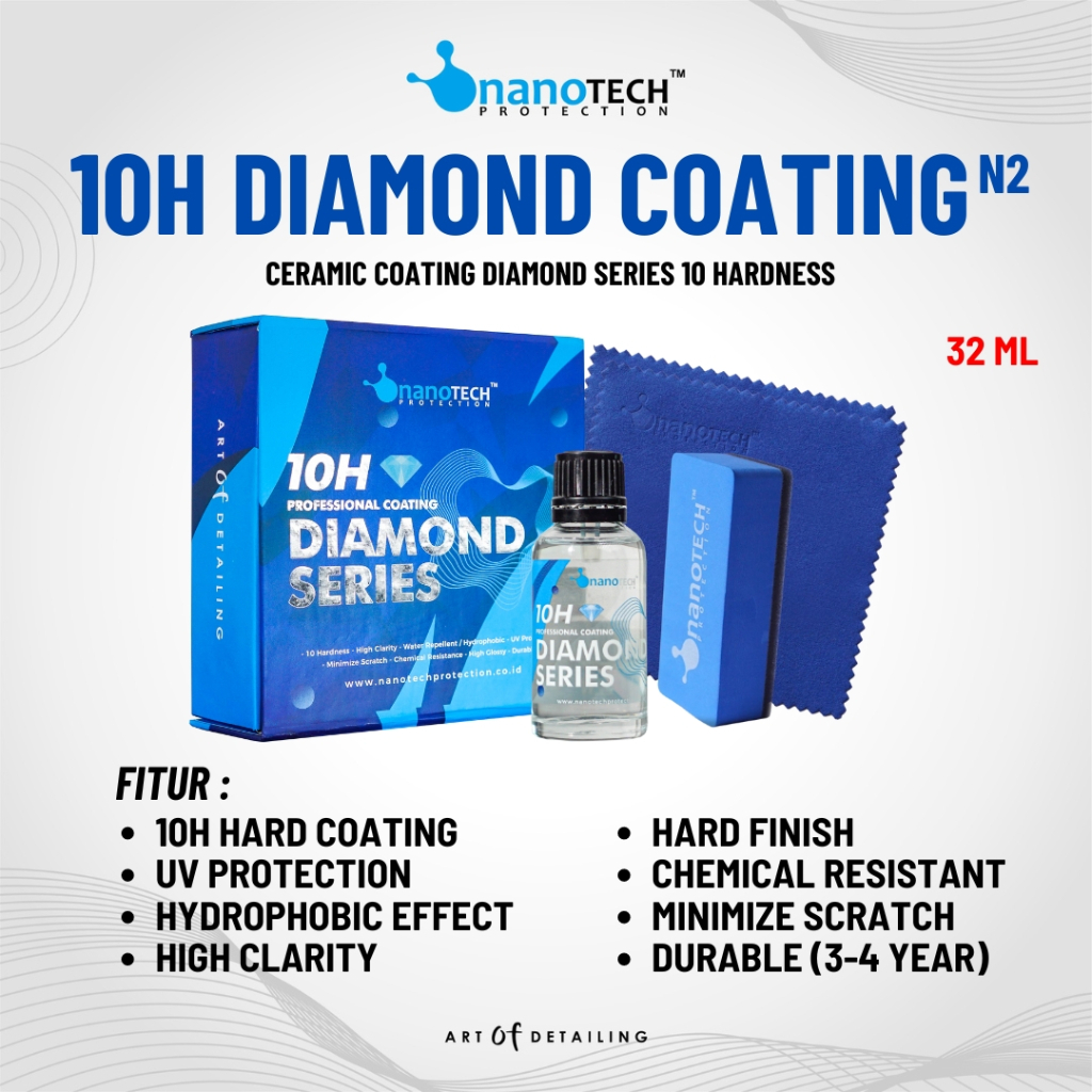 NANO CERAMIC COATING 10H DIAMOND SERIES - PAINT PROTECTION - PERMANENT COATING