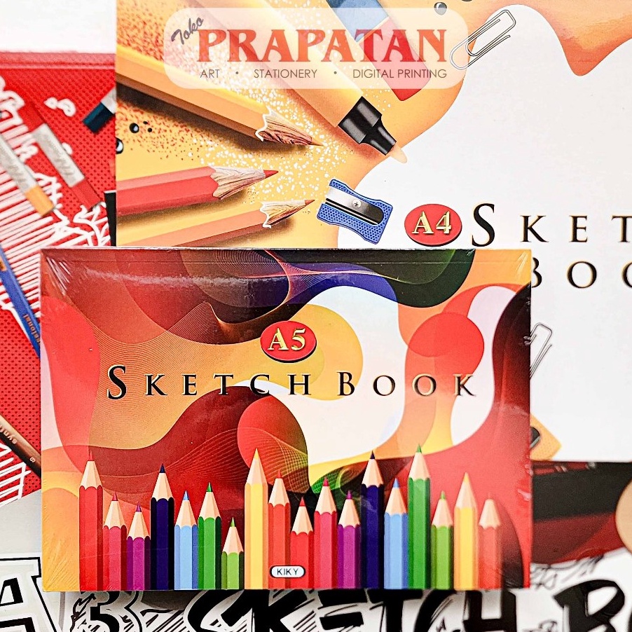 

BIG SALE Kiky Sketchbook A4 Buku Gambar