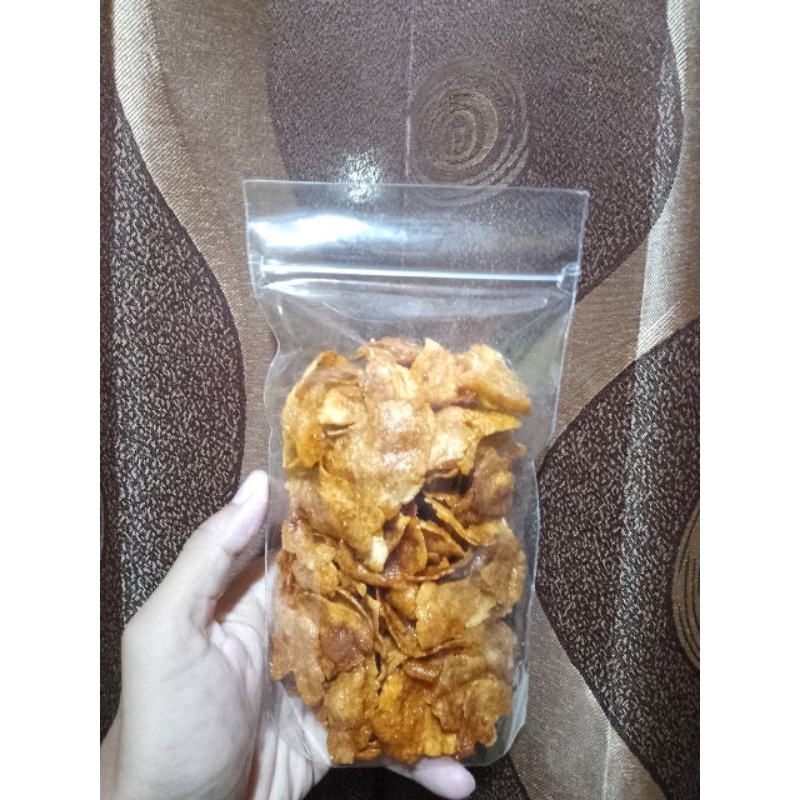 

Kerupuk empeng belinju pedas manis Renyah dan Gurih 100 Gram