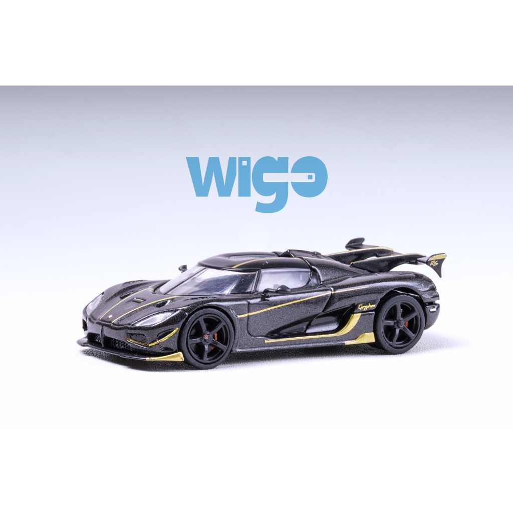 Tarmac Works LOOSE Koenigsegg Agera RS hitam Diecast