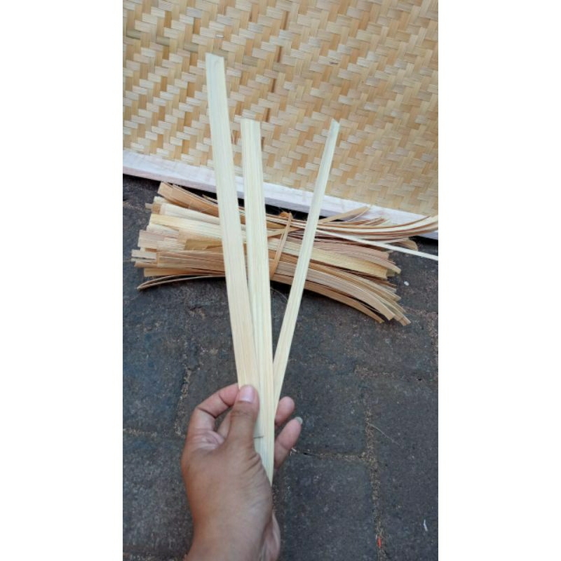 iratan bambu grosir /iratan murah/iratan bambu 2cm/bambu tipis/tali bawang/bahan kerajinan brkah