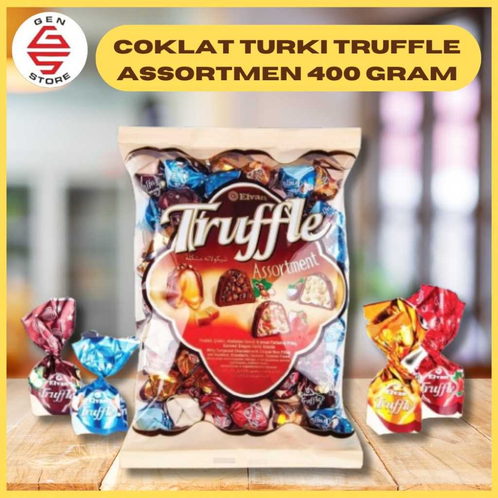 

Gen Store Coklat Arab Truffle 400 g Coklat Turki Elvan Trufle Oleh Oleh Haji Umroh Premium