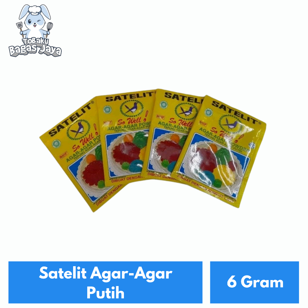 

Satelit Agar-Agar Putih 6 Gram