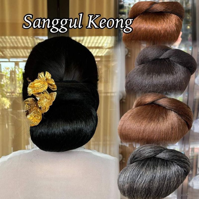 Sanggul tagel / Sanggul bali modern / Sanggul keong Sirkam / Sanggul modern