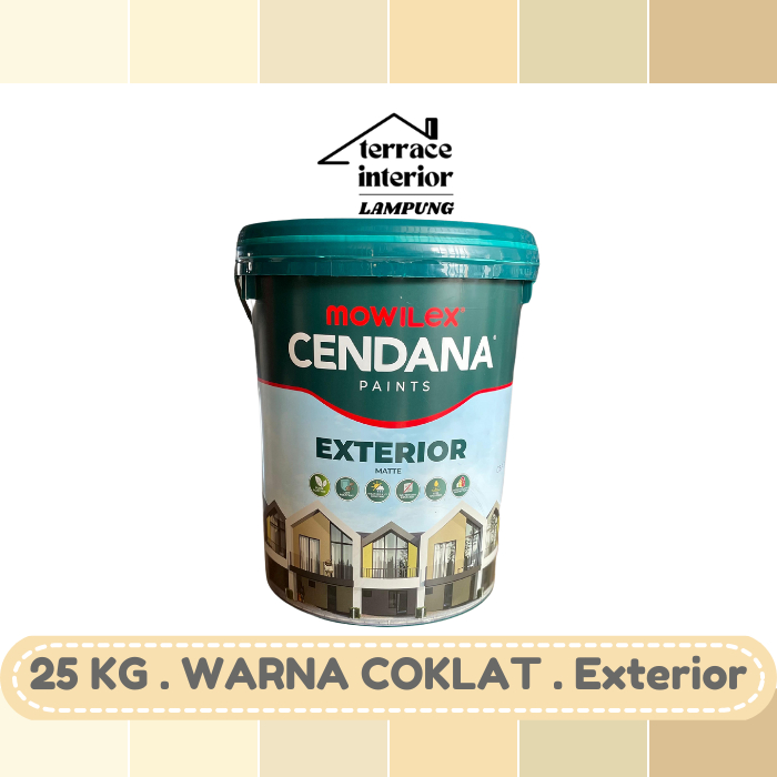 Cat Tembok Mowilex Cendana Exterior Warna Cokelat 25kg